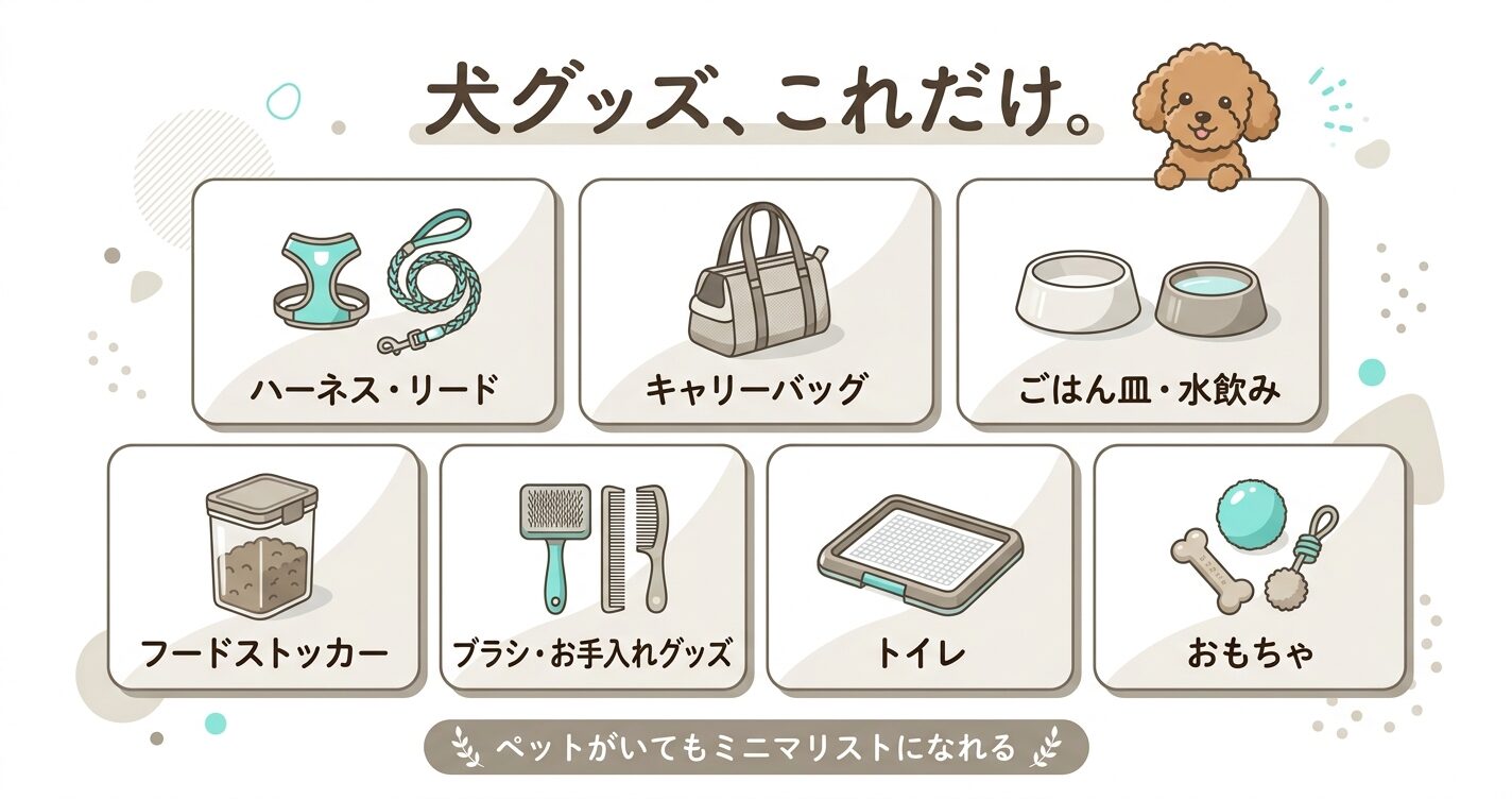 犬グッズ これだけ まとめ図解