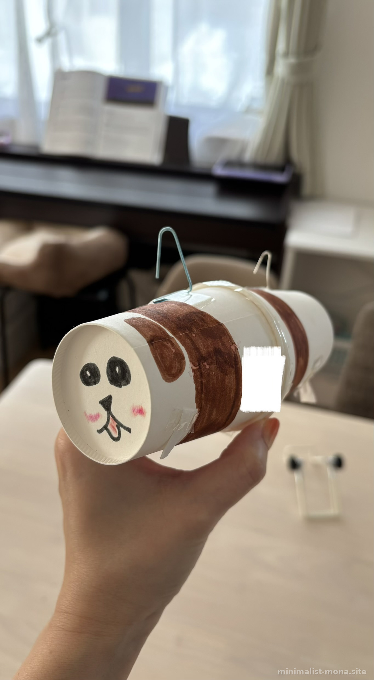子どもが作った犬の工作