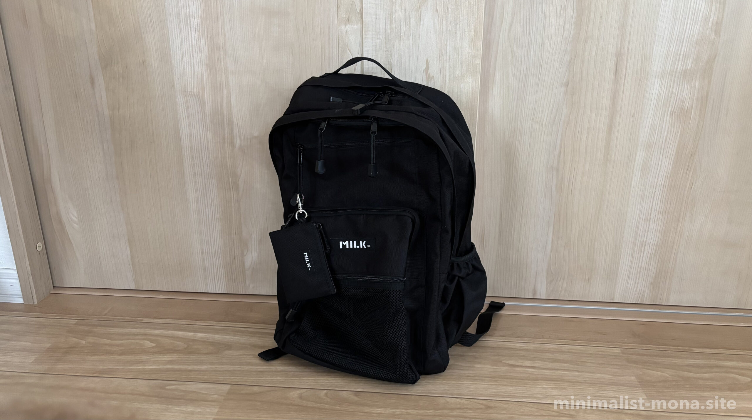 MILKFEDのリュック 旅行にも普段使いにも