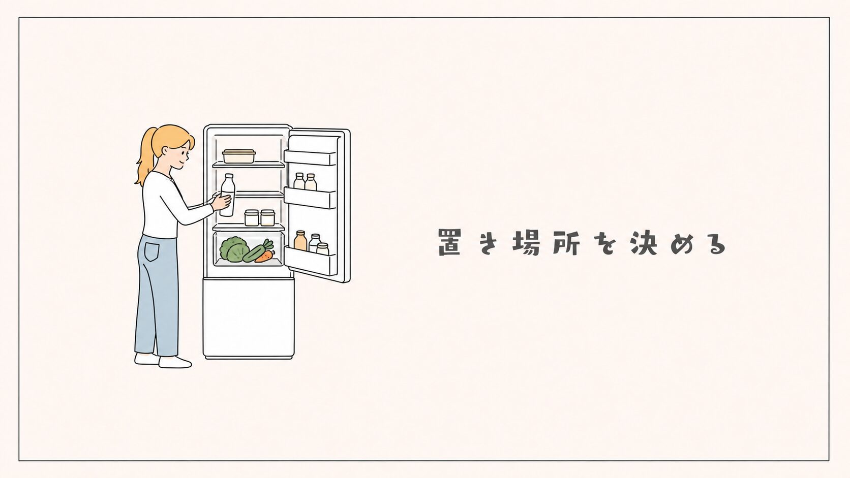 置き場所を決める
